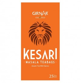Girnar Kesari Masala Tea bags (Assam Tea With Spices)  Box  25 pcs